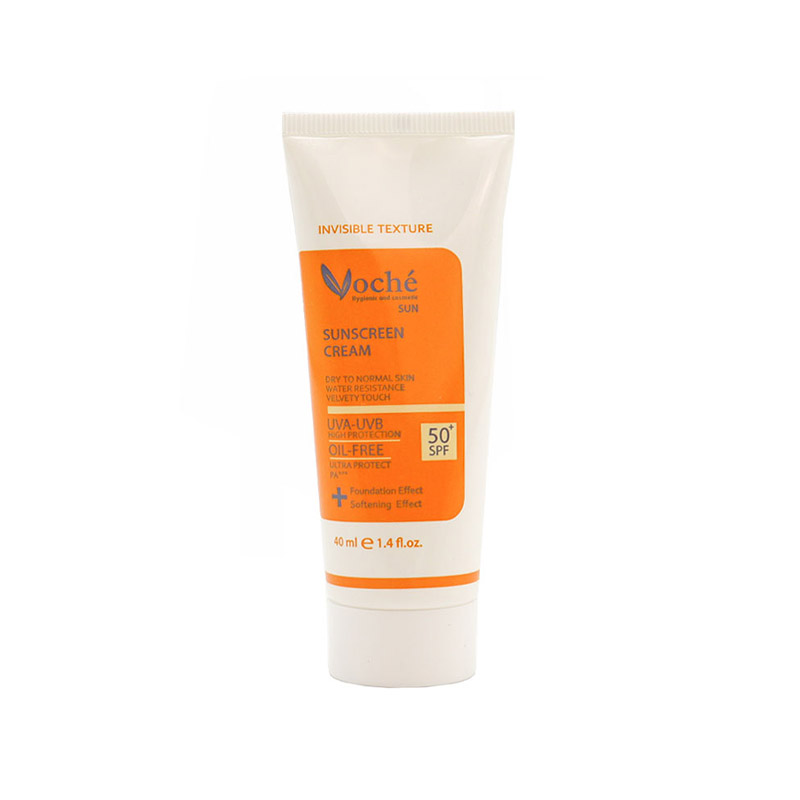 خرید و قیمت Voche Sunscreen cream Dry To Normal Skin