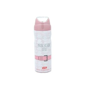 اسپری بدن زنانه امپر مدل SAGA PINK POUR FEMME حجم 200 میل