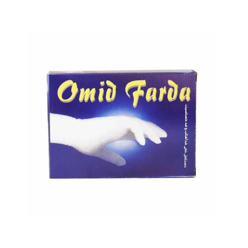 دستکش نخی سفیدومشکی امید فردا _ داروچه