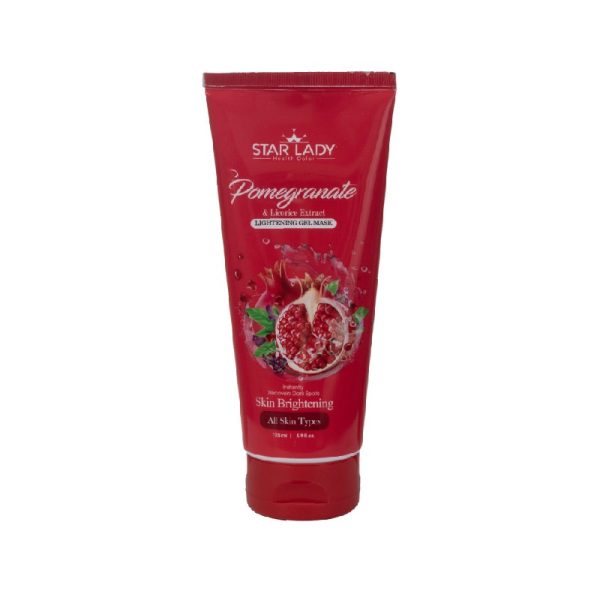 ژل ماسک روشن کننده صورت عصاره انار استارلیدی 175 میلی لیتر-داروچه