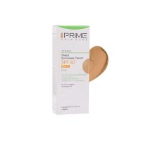 کرم ضدآفتاب spf60 رنگ بژ مناسب پوست مختلط تا چرب فاقدچربی پرایم